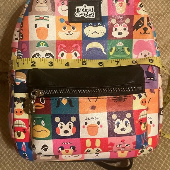 Animal Crossing Bioworld Character Grid Mini Backpack - Picture 7 of 8